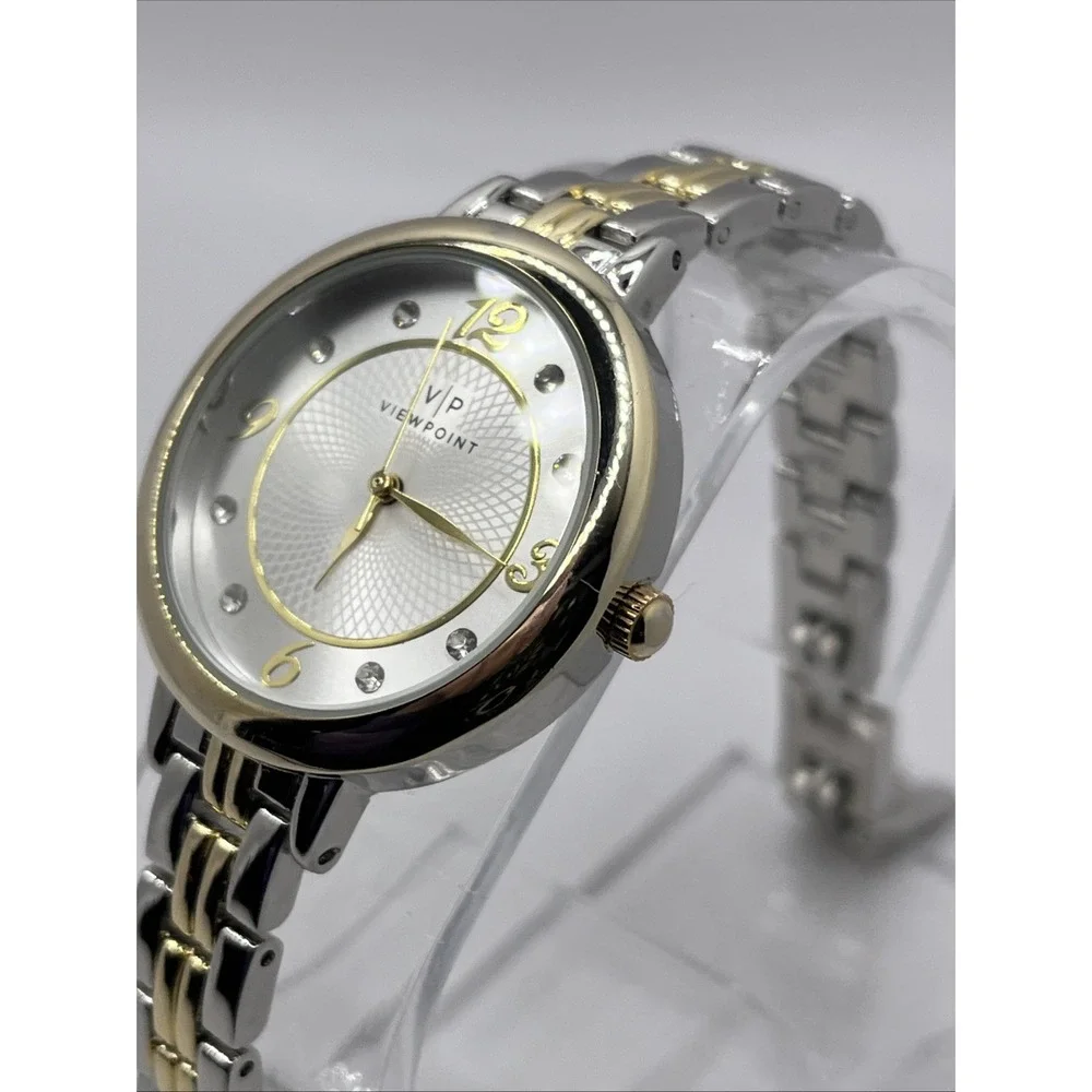 View Point by Timex Women's Two Tone Watch 34mm Case‎ 8